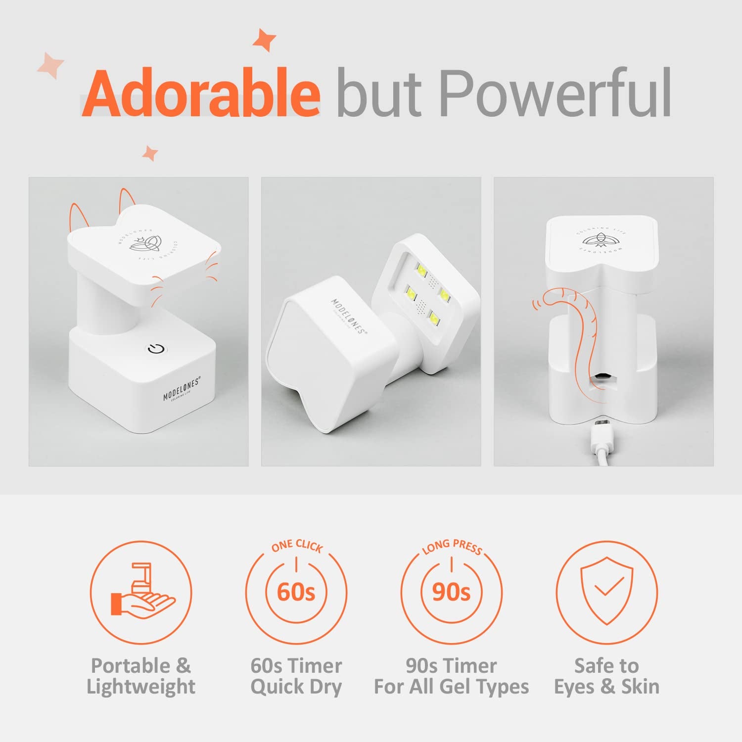 Get Perfect Gel Nails Anywhere with Our Mini UV Nail Lamp! β¨π
 Portable, Fast-Drying & Travel-Friendly! ππ