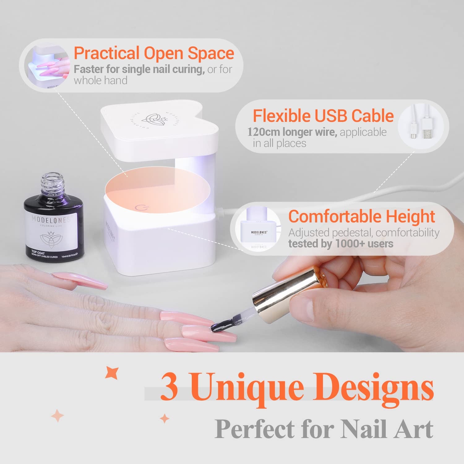 Get Perfect Gel Nails Anywhere with Our Mini UV Nail Lamp! ✨💅 Portable, Fast-Drying & Travel-Friendly! 🌍💖