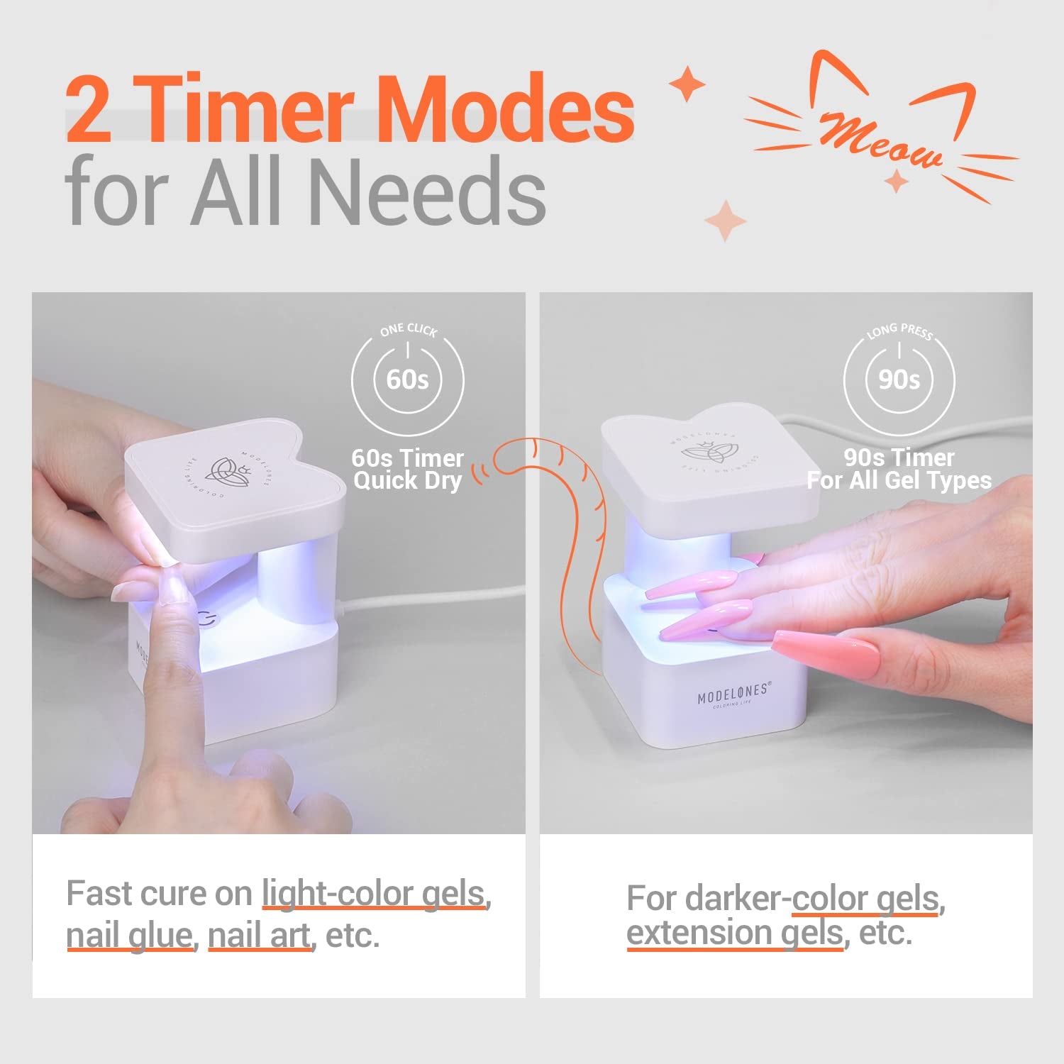 Get Perfect Gel Nails Anywhere with Our Mini UV Nail Lamp! ✨💅 Portable, Fast-Drying & Travel-Friendly! 🌍💖