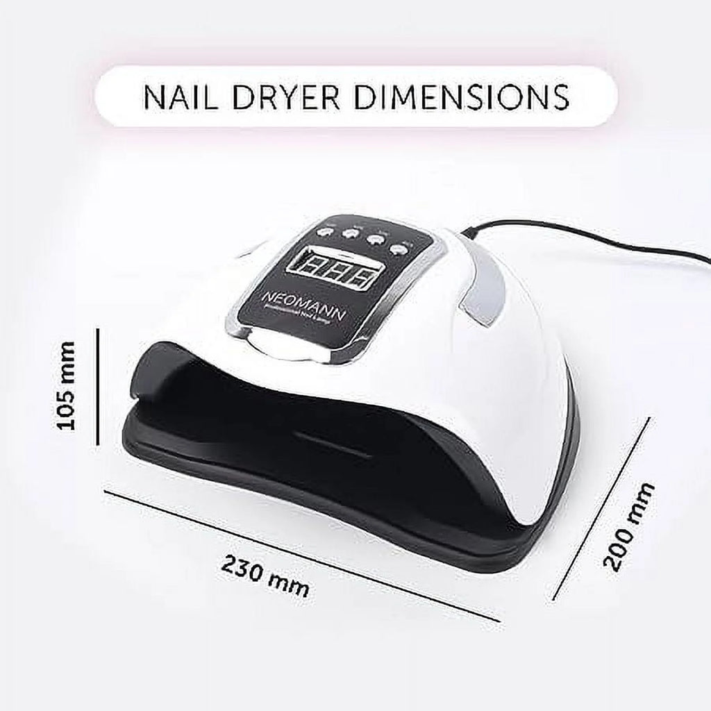 UV Nail Dryer Lamp - Quick Dry 66 LED Gel Nail Light with 4 Timer Settings