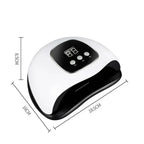 Fast-Drying UV Nail Lamp with Automatic Sensor & Timer – Professional White Nail Dryer