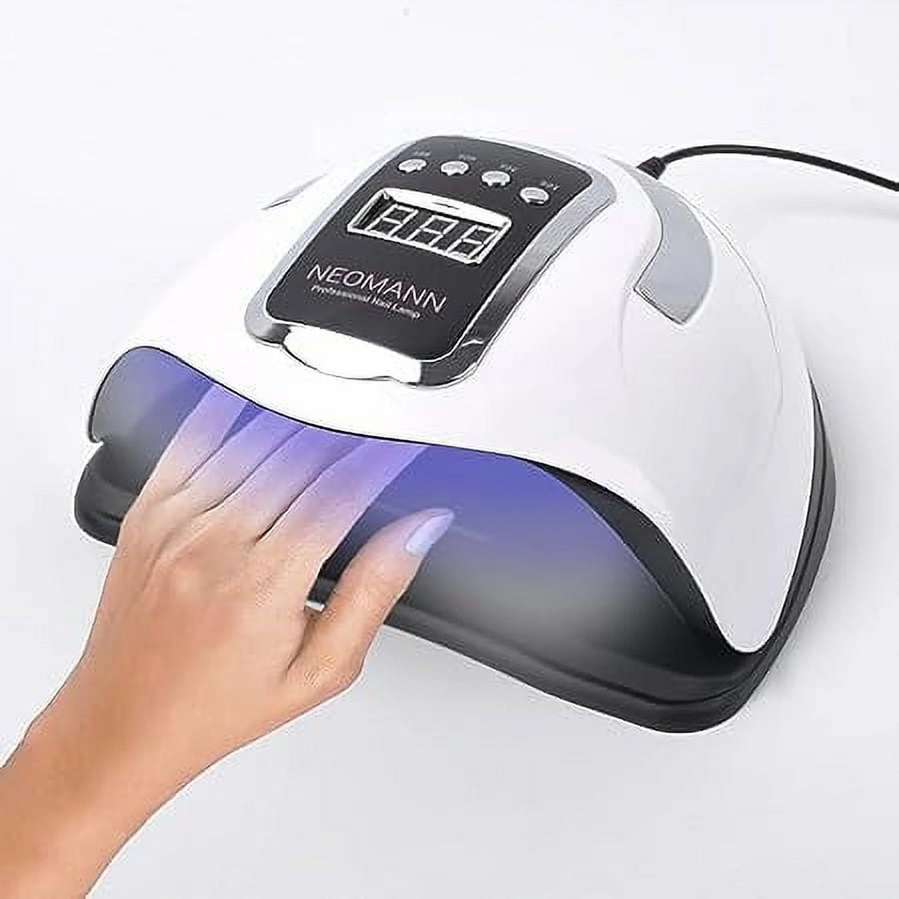 UV Nail Dryer Lamp - Quick Dry 66 LED Gel Nail Light with 4 Timer Settings